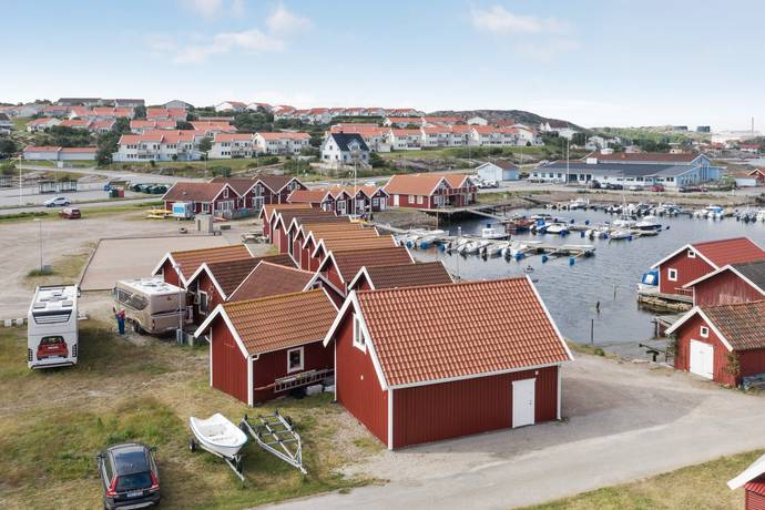 Sjöbod på Väjerns hamnplan, Väjern, Sotenäs kommun