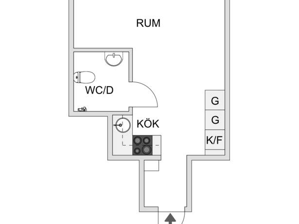 1 rum Lägenhet på Virvelvindsgatan 28 Centrala Hisingen Göteborgs kommun - bild 13