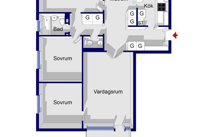 4 rum lägenhet på Riksvägen 33 A Centrum, Rättviks kommun - bild 5