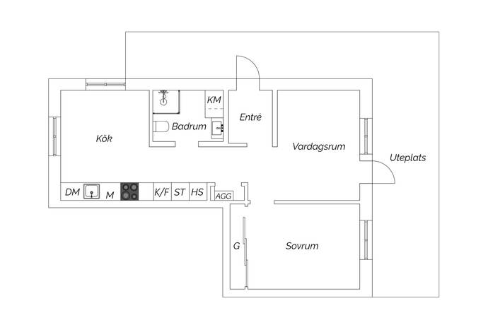 2 rum Lägenhet på Siegburgska vägen 4C Falsterbo Vellinge kommun - bild 22