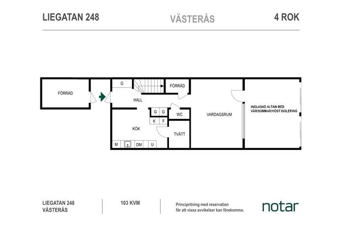 4 rum Radhus på Liegatan 248 Västerås kommun - bild 31