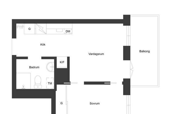 2 rum lägenhet på Norrbackagatan 49C Vasastan, Stockholms kommun - bild 4