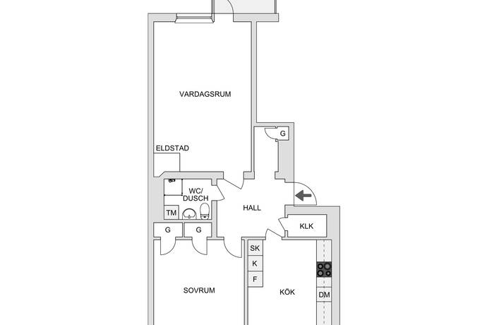 2 rum Lägenhet på Gillesgatan 11B Huskvarna Jönköpings kommun - bild 27
