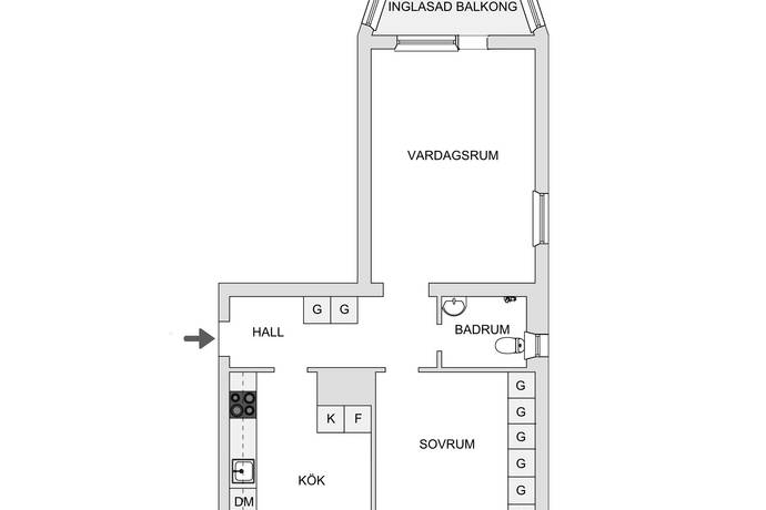 2 rum Lägenhet på Lindormsgatan 9 Sjöbo Borås kommun - bild 22