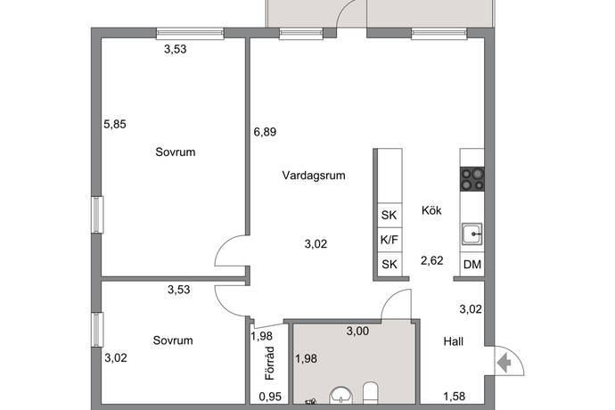 3 rum Lägenhet på Fornhöjdsvägen 64 Fornhöjden Södertälje kommun - bild 13
