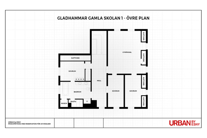 13 rum Villa på Gladhammar Gamla skolan 1 Västerviks kommun - bild 12