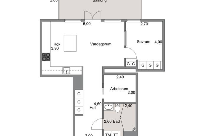 2.5 rum Lägenhet på Stadsskogsgatan 55 Stadsskogen Alingsås kommun - bild 32