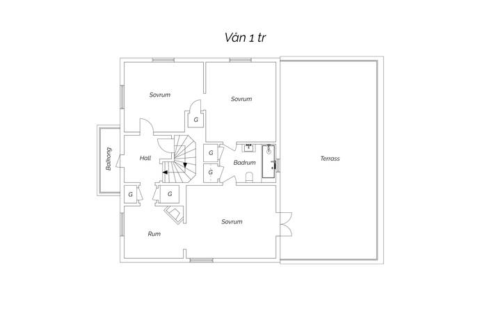 8 rum Villa på Kortévägen 5 Sörby Örebro kommun - bild 67