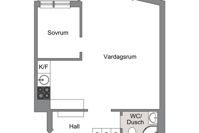 2 rum Lägenhet på Brantingsgatan 25 Östermalm / Gärdet Stockholms kommun - bild 17