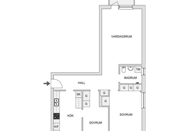 3 rum Lägenhet på Barnhemsgatan 16 Sjöbo Borås kommun - bild 25