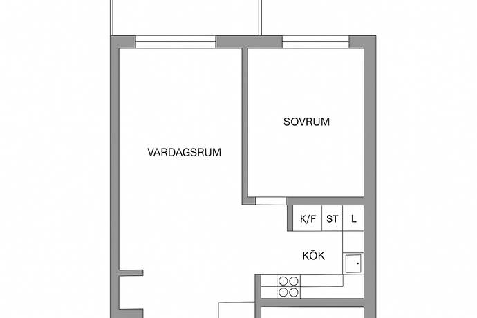 1 rum Lägenhet på Stora Varvsgatan 35D Västra Hamnen Malmö kommun - bild 21