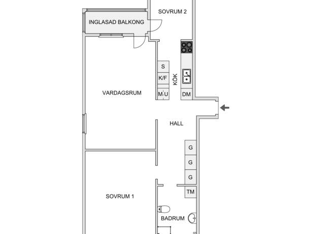 3 rum Lägenhet på Båtholmsbacken 8 Vårberg/Skärholmen Stockholms kommun - bild 20
