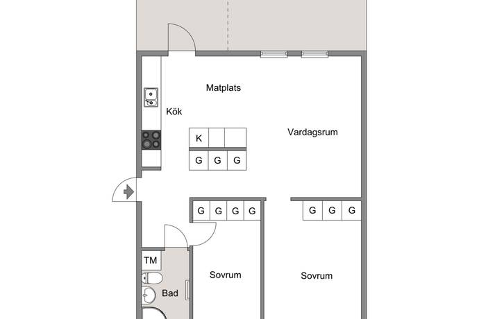 3 rum Lägenhet på Rosengatan 3B Centrum / Rosengatan Ronneby kommun - bild 14