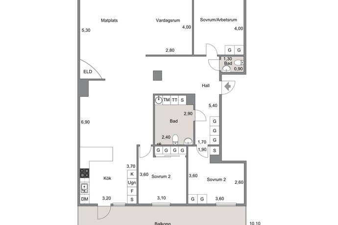 4 rum Lägenhet på Kyrkogatan 15 Kungsbacka Kungsbacka kommun - bild 34