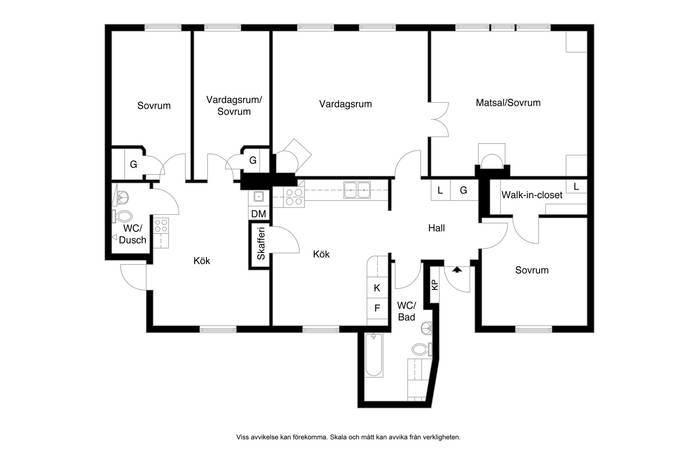 134 m² Lägenhet på Kungsgatan 13a Centralt Väster Nyköpings kommun - bild 36