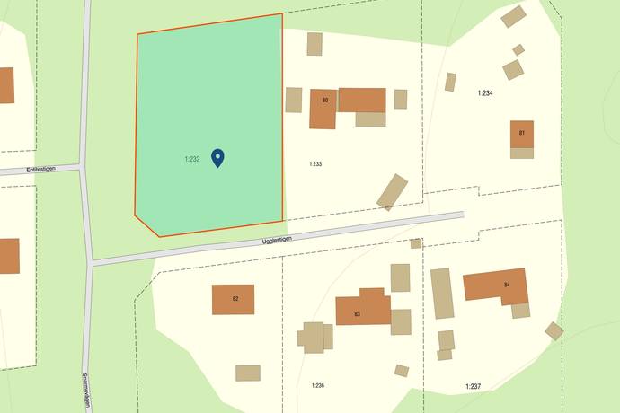Tomt på Tomt Ugglestigen Älvkarleby Älvkarleby kommun - bild 4
