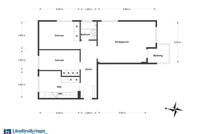 3 rum Lägenhet på Önskevädersgatan 21 Biskopsgården Göteborgs kommun - bild 13
