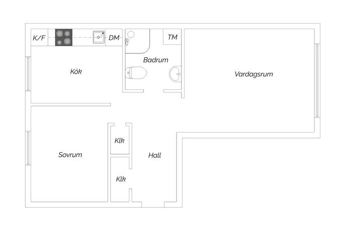2 rum Lägenhet på Knarrhögsgatan 4B Mölndals kommun - bild 18