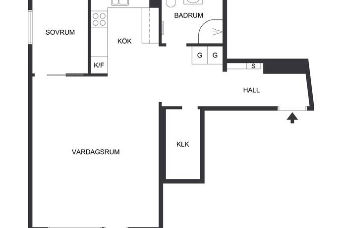 1 rum Lägenhet på Fyrverkarbacken 25, 8 tr Kungsholmen Stockholms kommun - bild 16