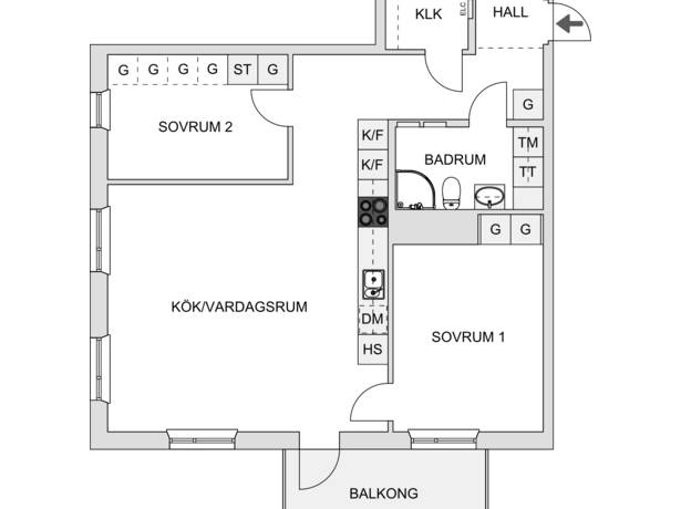 3 rum Lägenhet på Björklundavägen 8 Hovås Göteborgs kommun - bild 18
