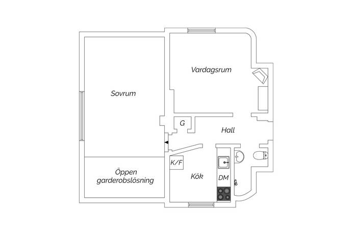 2 rum Lägenhet på Norrbackagatan 44 Vasastan / Birkastan Stockholms kommun - bild 18