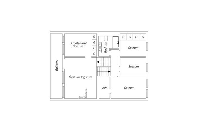 7 rum Radhus på Domaredansen 2 Toltorpsdalen Mölndals kommun - bild 46