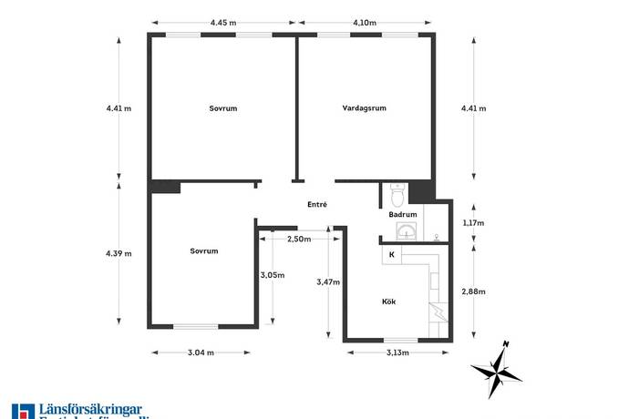 3 rum Lägenhet på Jägaregatan 14A Centrala Hisingen Göteborgs kommun - bild 22