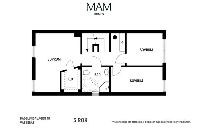 5 rum Parhus på Badelundavägen 9B Hökåsen Västerås kommun - bild 40