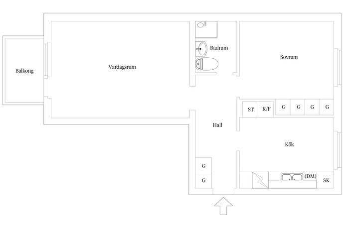 2 rum lägenhet på Hagåkersgatan 10A Mölndal - Bosgården, Mölndals kommun - bild 4