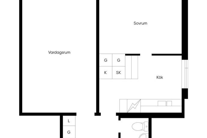 2 rum lägenhet på Hyttgatan 15a Centralt, Sandvikens kommun - bild 1