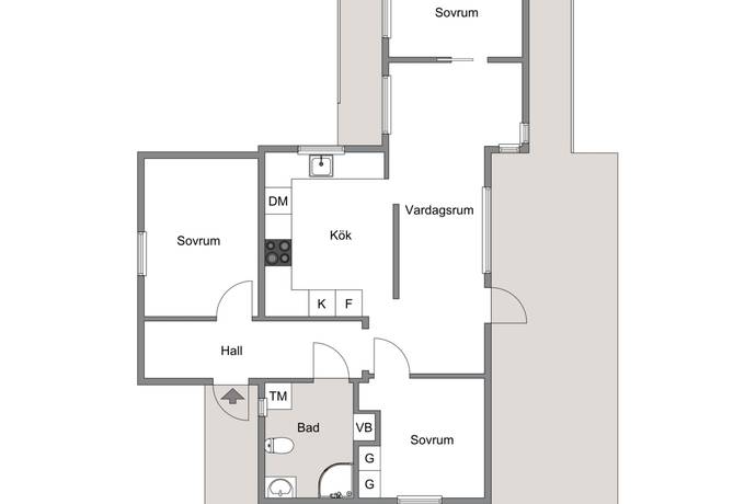 4 rum Villa på Fridenvägen 18 Hässelmara Värmdö kommun - bild 34