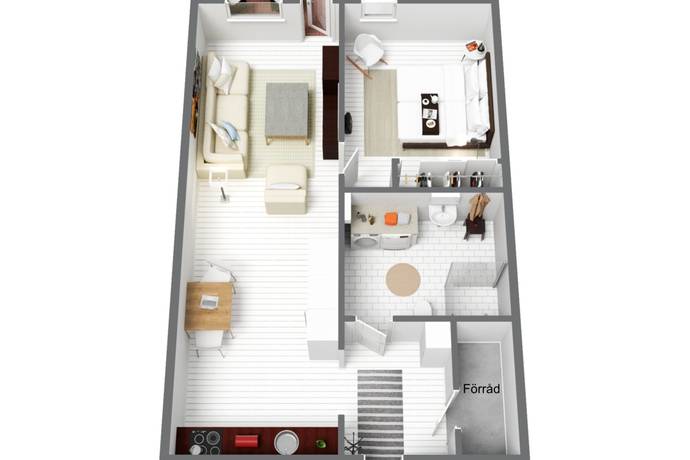 2 rum Lägenhet på Husmansgatan 8B Glasberga Sjöstad Södertälje kommun - bild 16