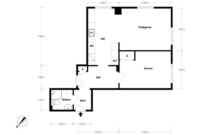 2 rum Lägenhet på Lugnet 8 A Kungsladugård Göteborgs kommun - bild 11