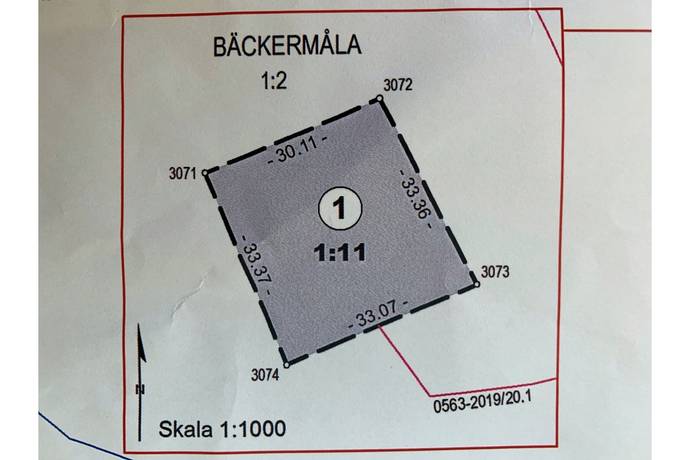 Tomt på Bäckermåla 1:11 Gryt Valdemarsviks kommun - bild 2