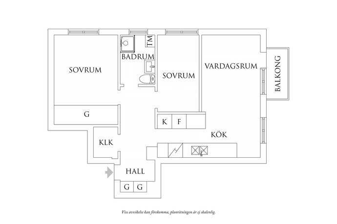 3 rum lägenhet på Kabelgatan 14 Majorna, Göteborgs kommun - bild 4