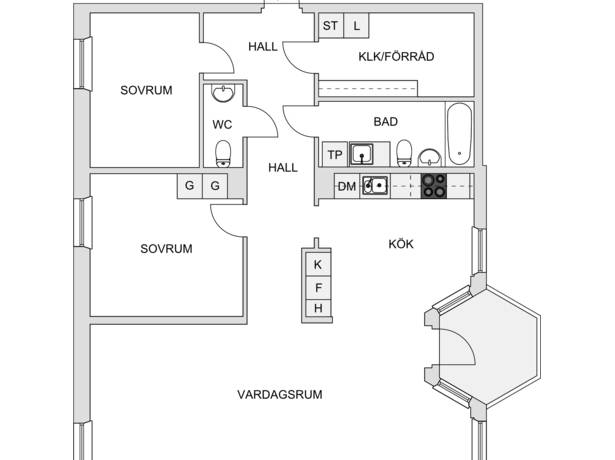 4 rum Lägenhet på Siklöjevägen 14 Tyresö Centrum Tyresö kommun - bild 16