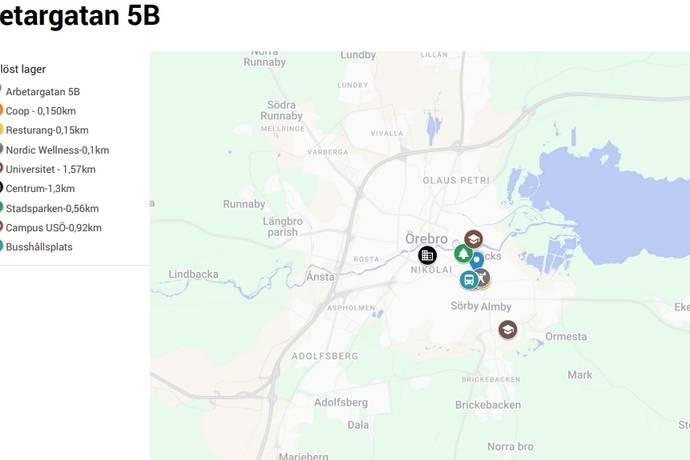 1 rum lägenhet på Arbetargatan 5B Öster, Örebro kommun - bild 5