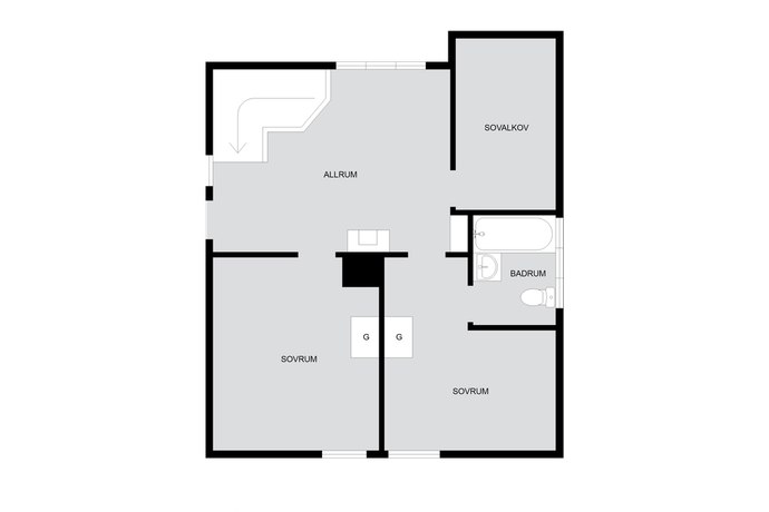 5 rum Villa på Nävgatan 2 Hagalund Borlänge kommun - bild 48