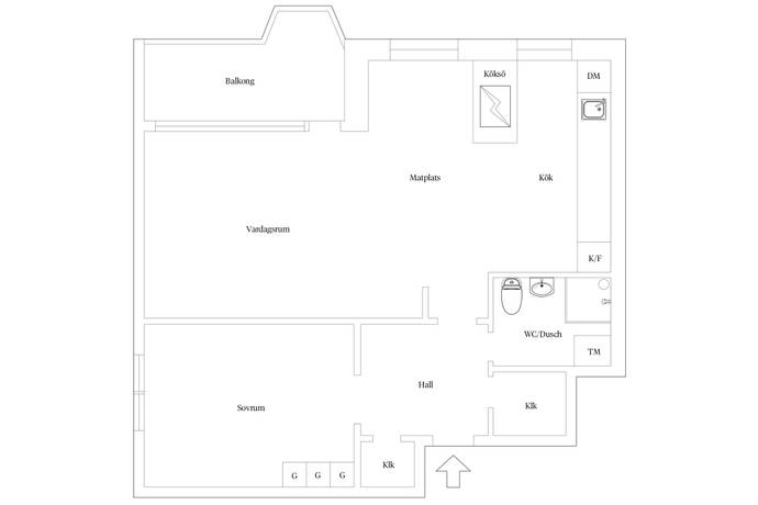 2 rum lägenhet på Häradsgatan 31 Mölndal - Bosgården, Mölndals kommun - bild 4