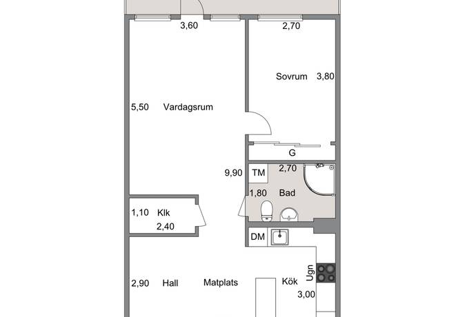 2 rum Lägenhet på Lillekärr Södra 186 Hisings Kärra Göteborgs kommun - bild 11
