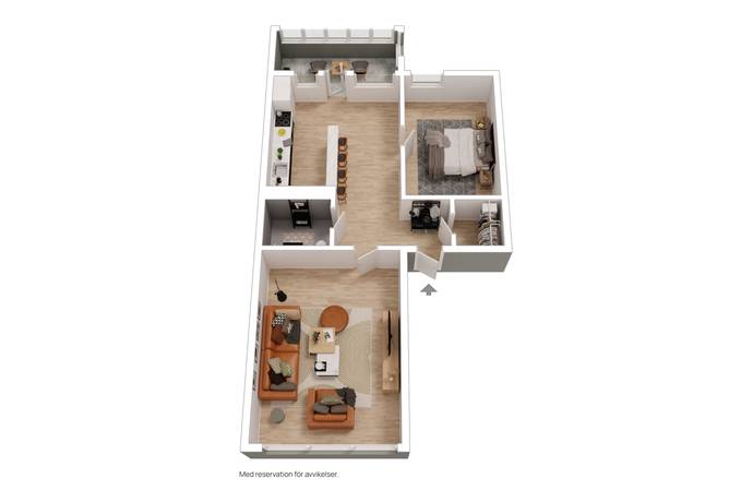 2 rum Lägenhet på Västmannagatan 14 Centralt / Norrby Borås kommun - bild 31