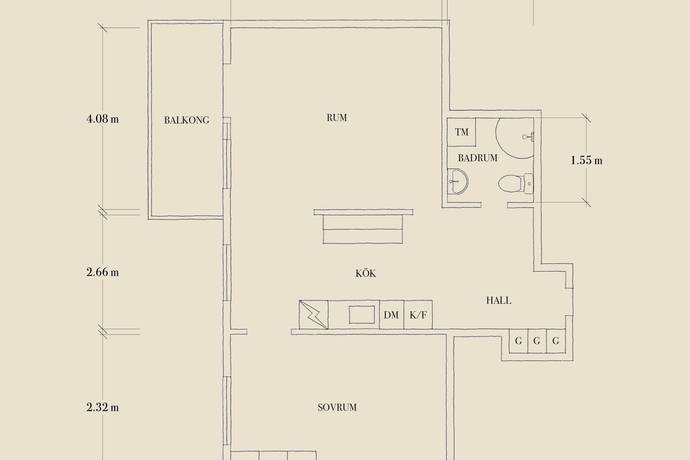 2 rum lägenhet på Gyllenkrooksgatan 13 Johanneberg, Göteborgs kommun - bild 4