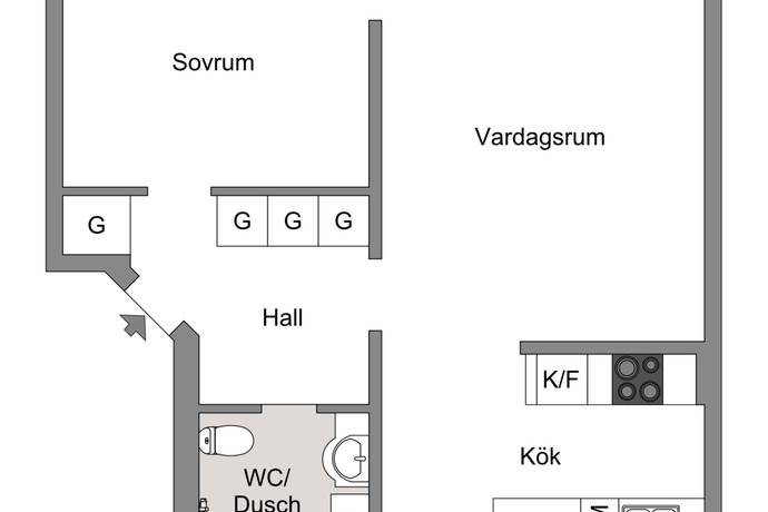 2 rum Lägenhet på Älvkarleövägen 1 Hjorthagen Stockholms kommun - bild 20