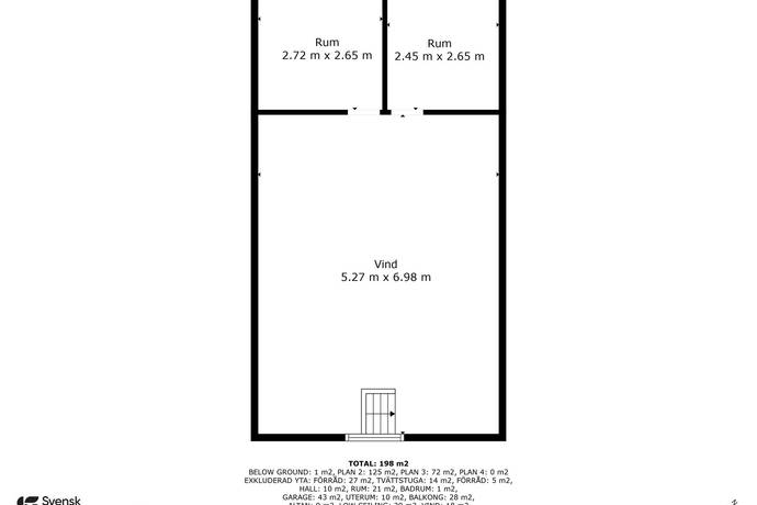 7 rum Villa på Verkstadsgatan 19 Gröndal Oskarshamns kommun - bild 55