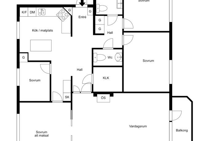 5 rum Lägenhet på Scheelegatan 6A Centralt Köpings kommun - bild 31