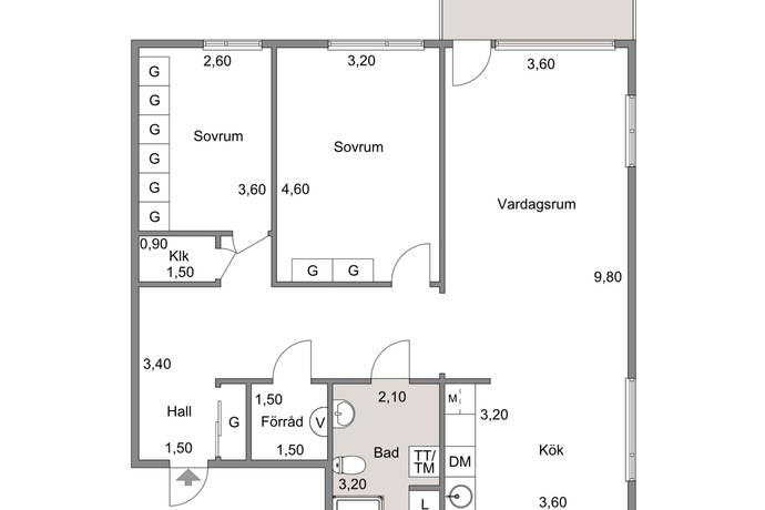 3 rum Lägenhet på Glasbygatan 3C Glasberga Sjöstad Södertälje kommun - bild 19