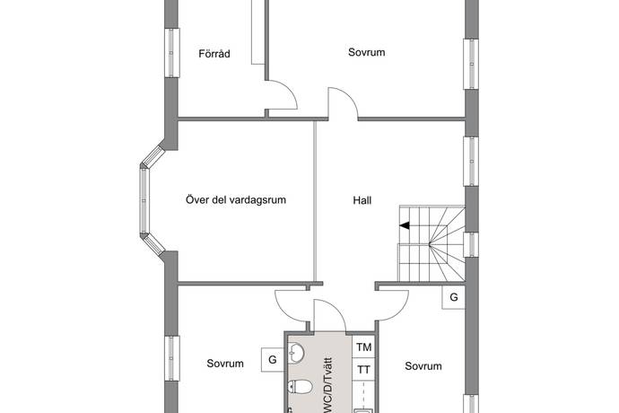 5 rum Villa på Nattviolsvägen 14 Hagaberg Värmdö kommun - bild 44