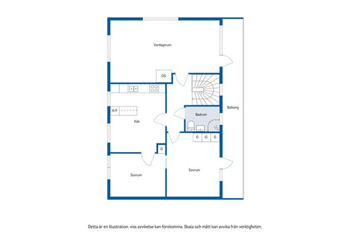 6 rum Villa på Hästskovägen 17 Bergsåker Sundsvalls kommun - bild 35