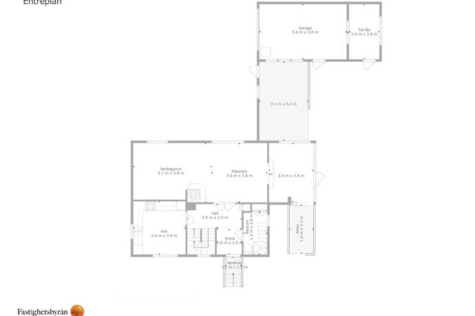 5 rum Villa på Svenslandsvägen 11 Hogstorp Uddevalla kommun - bild 56