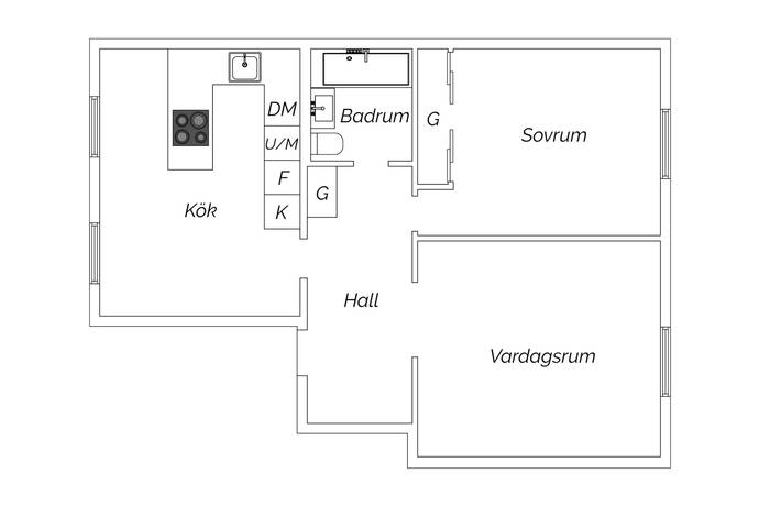 2 rum Lägenhet på Fabriksgatan 4A Krokslätt Mölndals kommun - bild 25